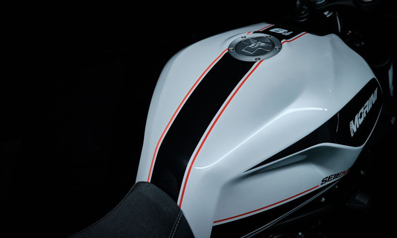 Detalle oficial de Moto Morini Seiemmezzo